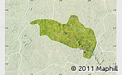 Satellite Map of Massigui, lighten