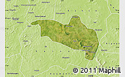 Satellite Map of Massigui, physical outside