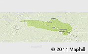 Physical Panoramic Map of Massigui, lighten