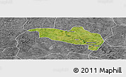 Satellite Panoramic Map of Massigui, desaturated