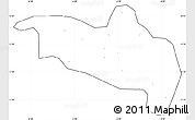 Blank Simple Map of Massigui, cropped outside, no labels