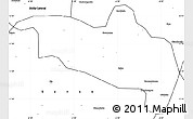 Blank Simple Map of Massigui