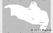 Gray Simple Map of Massigui, single color outside