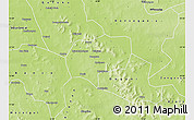 Physical Map of Mena