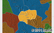 Political Map of Mena, darken