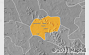 Political Map of Mena, desaturated
