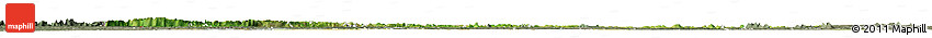 Satellite Horizon Map of Koulikoro, semi-desaturated