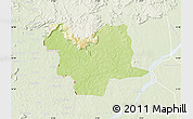 Physical Map of Narena, lighten