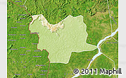 Physical Map of Narena, satellite outside