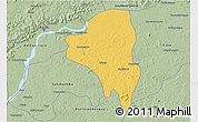 Savanna Style 3D Map of Baguineda