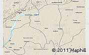 Shaded Relief 3D Map of Baguineda