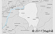 Silver Style 3D Map of Baguineda