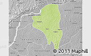 Physical Map of Baguineda, desaturated