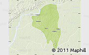 Physical Map of Baguineda, lighten