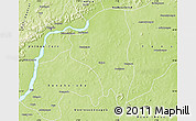 Physical Map of Baguineda