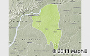 Physical Map of Baguineda, semi-desaturated
