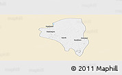Classic Style Panoramic Map of Baguineda, single color outside