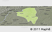 Physical Panoramic Map of Baguineda, darken, semi-desaturated