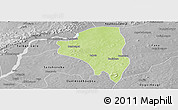 Physical Panoramic Map of Baguineda, desaturated