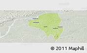 Physical Panoramic Map of Baguineda, lighten, semi-desaturated