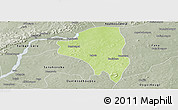 Physical Panoramic Map of Baguineda, semi-desaturated