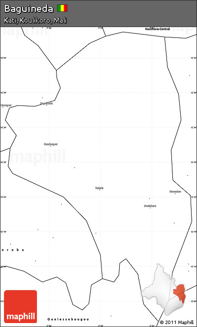 Blank Simple Map of Baguineda