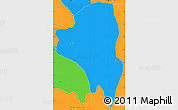 Political Simple Map of Baguineda