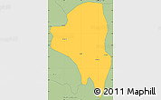 Savanna Style Simple Map of Baguineda