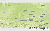 Physical Panoramic Map of Neguela