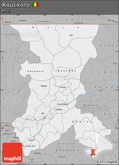 Gray Map of Koulikoro
