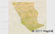 Satellite 3D Map of Dilly, lighten