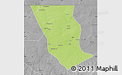 Physical Map of Dilly, desaturated