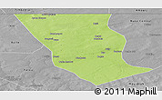 Physical Panoramic Map of Dilly, desaturated