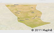 Satellite Panoramic Map of Dilly, lighten