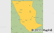 Savanna Style Simple Map of Dilly