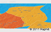 Political Panoramic Map of Guire