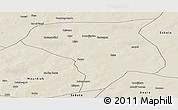 Shaded Relief Panoramic Map of Guire