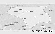 Silver Style Panoramic Map of Guire