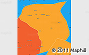 Political Simple Map of Guire