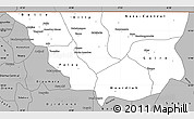 Gray Simple Map of Nara