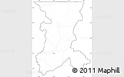 Blank Simple Map of Koulikoro, cropped outside, no labels