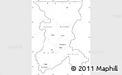 Blank Simple Map of Koulikoro, cropped outside