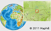 Physical Location Map of Dourou