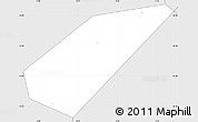 Silver Style Simple Map of Dourou