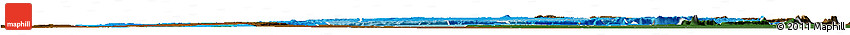 Political Shades Horizon Map of Bandiagara, darken