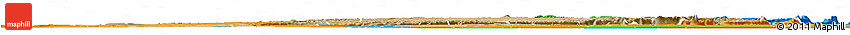 Satellite Horizon Map of Bandiagara, political outside