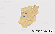 Satellite 3D Map of Kendie, cropped outside