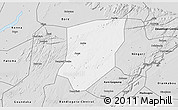 Silver Style 3D Map of Kendie