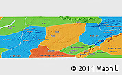 Political Panoramic Map of Kendie
