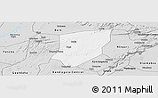 Silver Style Panoramic Map of Kendie